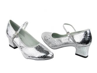 dansschoenen zilver  